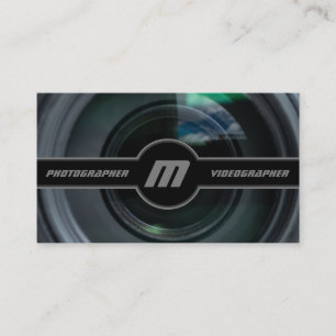 DSLR-cameralenzen voor fotografen Visitekaartje