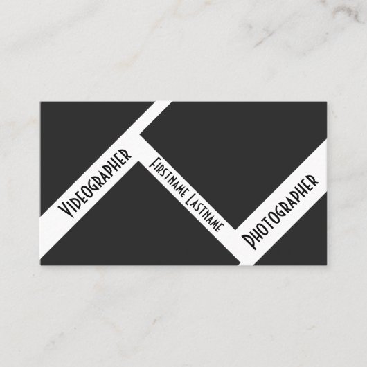 DSLR-cameralenzen voor fotografen Visitekaartje (Voorkant)