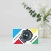 DSLR-cameralenzen voor fotografen Visitekaartje (Staand voorkant)