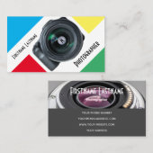 DSLR-cameralenzen voor fotografen Visitekaartje (Voorkant / Achterkant)