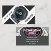 DSLR-cameralenzen voor fotografen Visitekaartje (Voorkant / Achterkant)