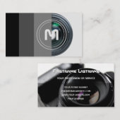 DSLR-cameralenzen voor fotografen Visitekaartje (Voorkant / Achterkant)