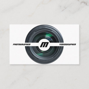 DSLR-cameralenzen voor fotografen Visitekaartje