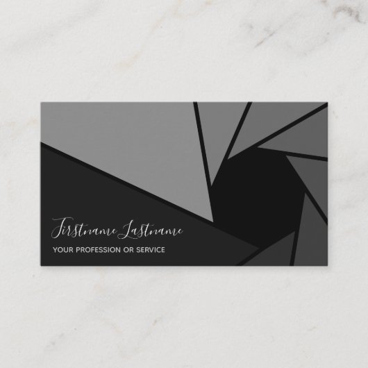 DSLR-cameramens voor fotografen B Visitekaartje (Voorkant)