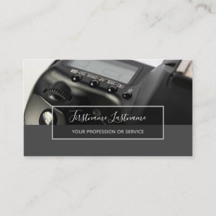 DSLR-cameramens voor fotografen B Visitekaartje