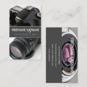 DSLR-cameramens voor fotografen Visitekaartje (Voorkant / Achterkant)