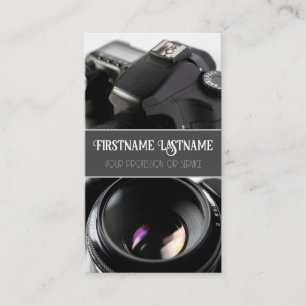 DSLR-cameramens voor fotografen Visitekaartje
