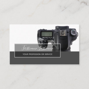 DSLR-cameramens voor fotografen Visitekaartje