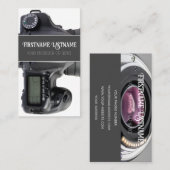 DSLR-cameramens voor fotografen Visitekaartje (Voorkant / Achterkant)