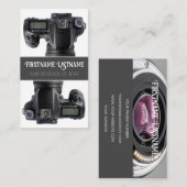 DSLR-cameramens voor fotografen Visitekaartje (Voorkant / Achterkant)