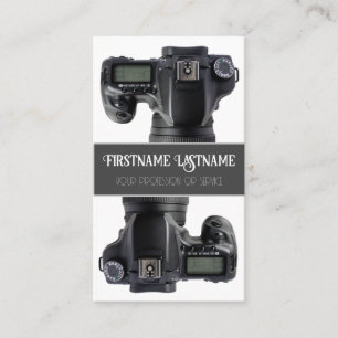 DSLR-cameramens voor fotografen Visitekaartje