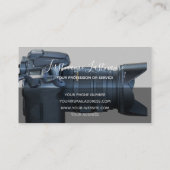 DSLR-cameramens voor fotografen Visitekaartje (Achterkant)