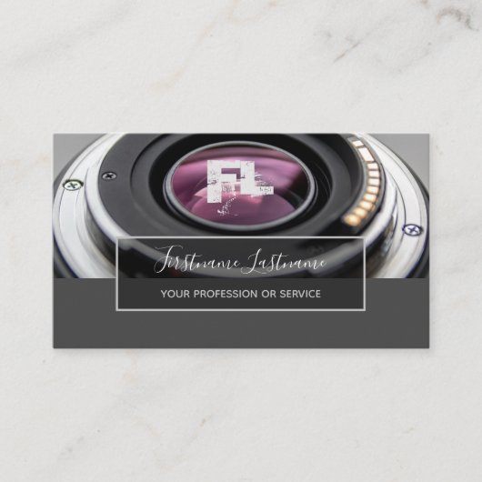 DSLR-cameramens voor fotografen Visitekaartje (Voorkant)