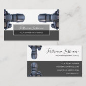 DSLR-camera's voor fotografen en videografen Visitekaartje (Voorkant / Achterkant)