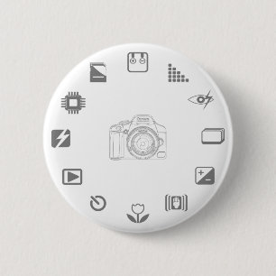 DSLR-functie Ronde Button 5,7 Cm