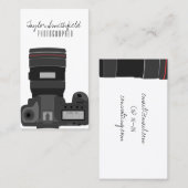 DSLR-visitekaartje voor fotografie Visitekaartje (Voorkant / Achterkant)