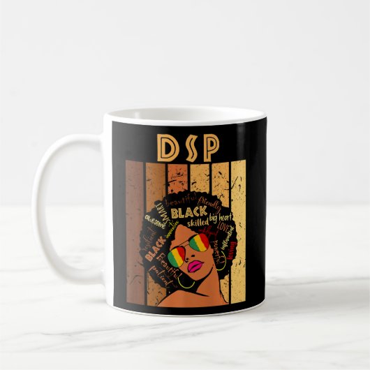 DSP Direct Support-staf Afro African Black Histor Koffiemok (Links)