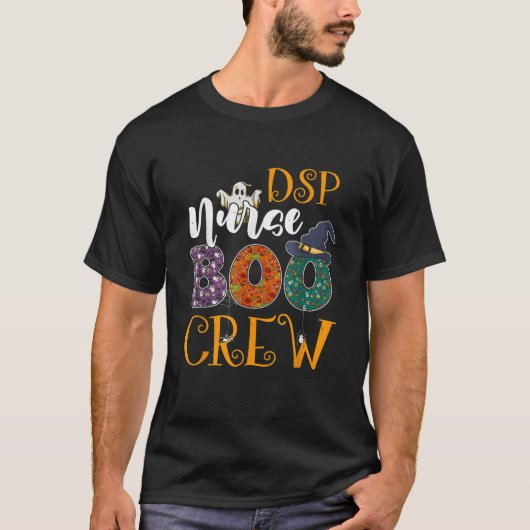 DSP Nurse Boo Crew Direct Support Professional Hal T-shirt (Voorkant)
