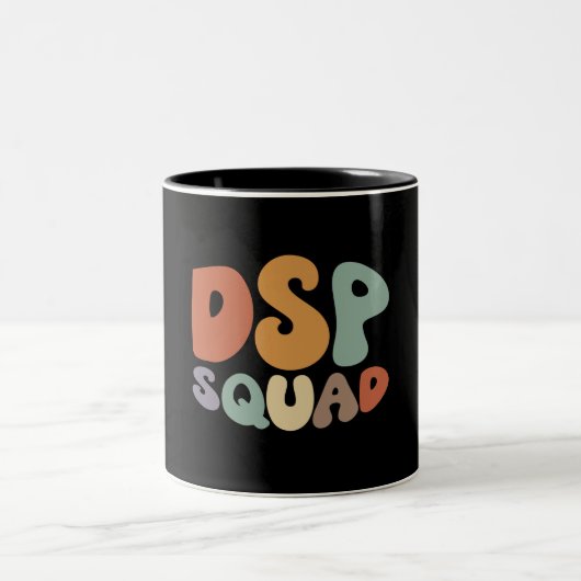 DSP Squad Trots Carrière Beroep Tweekleurige Koffiemok (Center)