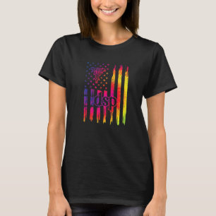 DSP US Flag Direct Support Professional Dsp Nurse T-shirt