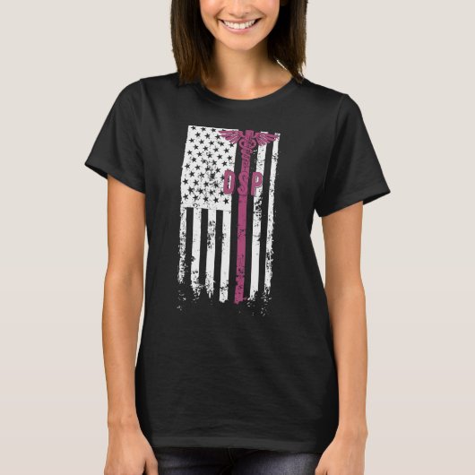 DSP US Flag Direct Support Professional Week 1 T-shirt (Voorkant)
