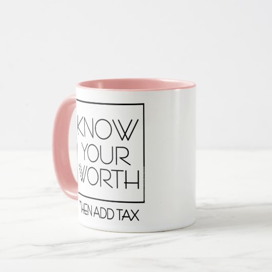 DSP - WEET UW WOORDEN DAN BELASTINGMOK TOEVOEGEN MOK (Voorkant links)