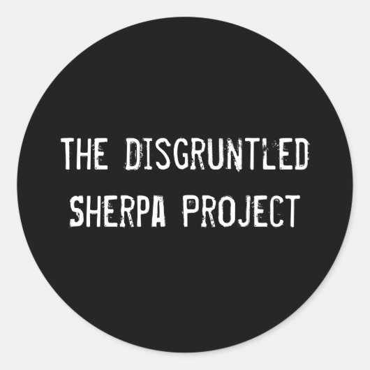 DSP Zwarte Sticker (Voorkant)