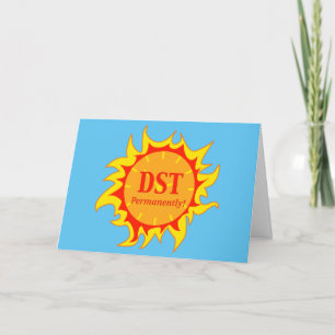 DST permanent - zomertijd Kaart