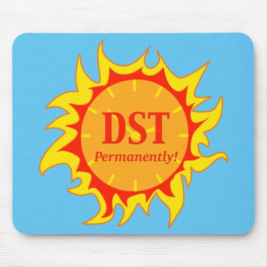 DST permanent - zomertijd Muismat (Voorkant)