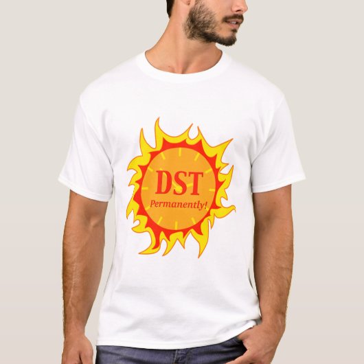 DST permanent - zomertijd T-shirt (Voorkant)