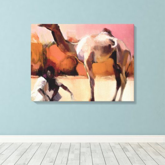 dsu en Said Rann van Kutch 1996 Canvas Afdruk (Insitu (Houten vloer))