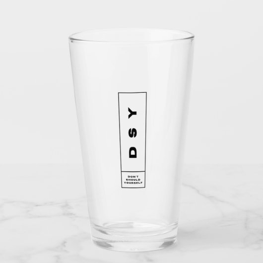 DSY LOGO EEN GLAS (Voorkant)