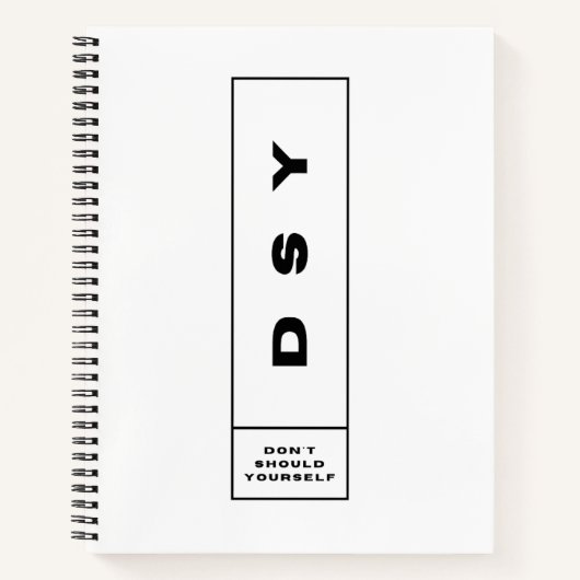DSY LOGO EEN NOTITIEBOEK (Voorkant)
