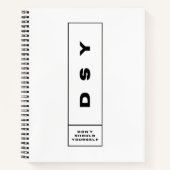 DSY LOGO ONE NOTITIEBOEK (Voorkant)