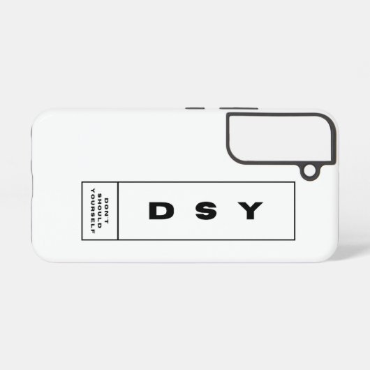 DSY LOGO ONE SAMSUNG GALAXY HOESJE (Achterkant horizontaal)