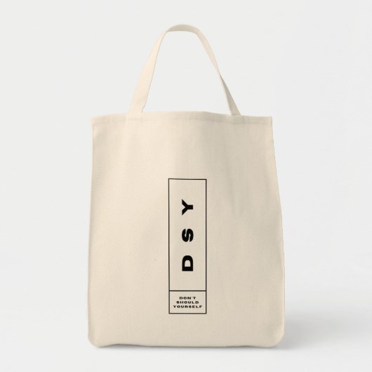 DSY LOGO ONE TOTE BAG (Voorkant)