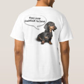 DT#1799572Custom Proud Smooth Doxie T-shirts (Achterkant)
