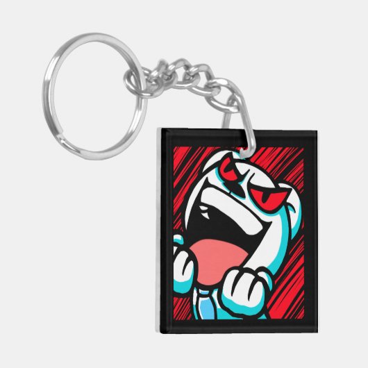 DT emoji gaming gg Sleutelhanger (Voorkant Links)