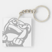 DT emoji gaming gg Sleutelhanger (Achterkant)