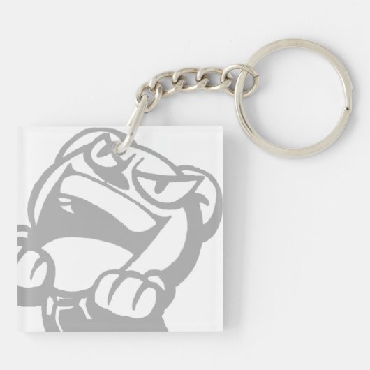 DT emoji gaming gg Sleutelhanger (Achterkant)