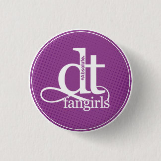 DT Fangirl Button (Paarse Stippen)