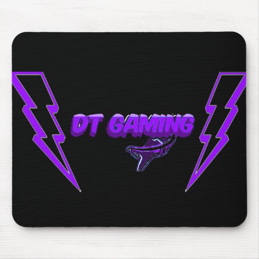 DT Gaming mousepad paars Muismat (Voorkant)