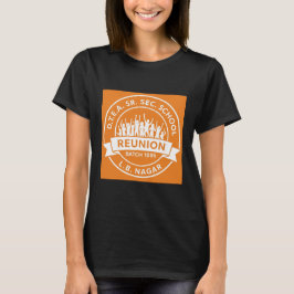 DTEA 1999 Vrouwen Zwart T-shirt - Oranje logo