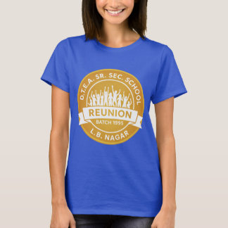 DTEA Reünie 1995 Blauw en Goud T-shirt