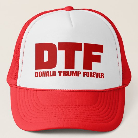 DTF Donald Trump for ever Petten (Voorkant)