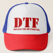 DTF Donald Trump for ever Petten (Voorkant)