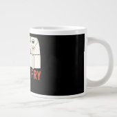 DTF Dowl om te bakken| Chicken Retro Gift Grote Koffiekop (Rechts)