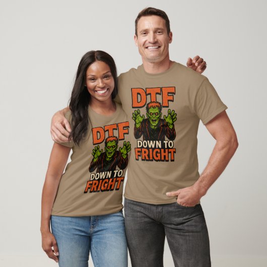 DTF naar beneden naar Fright T-shirt (Unisex)