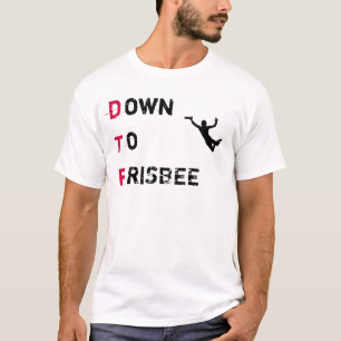 DTF (naar beneden tot Frisbee) Ultiem shirt