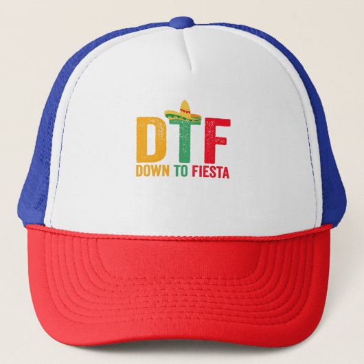 DTF naar Fiesta Funny Cinco de Mayo Holiday Trucker Pet (Voorkant)